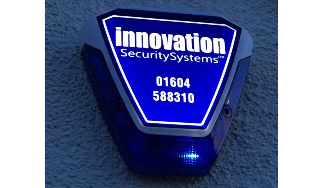 Intruder Alarms, Installed and Serviced by Innovation Secutiry Ltd, Northampton